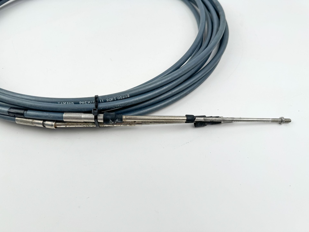 Yamaha Premier Outboard Shift Throttle Control Cable Set / Pair 20" - Used