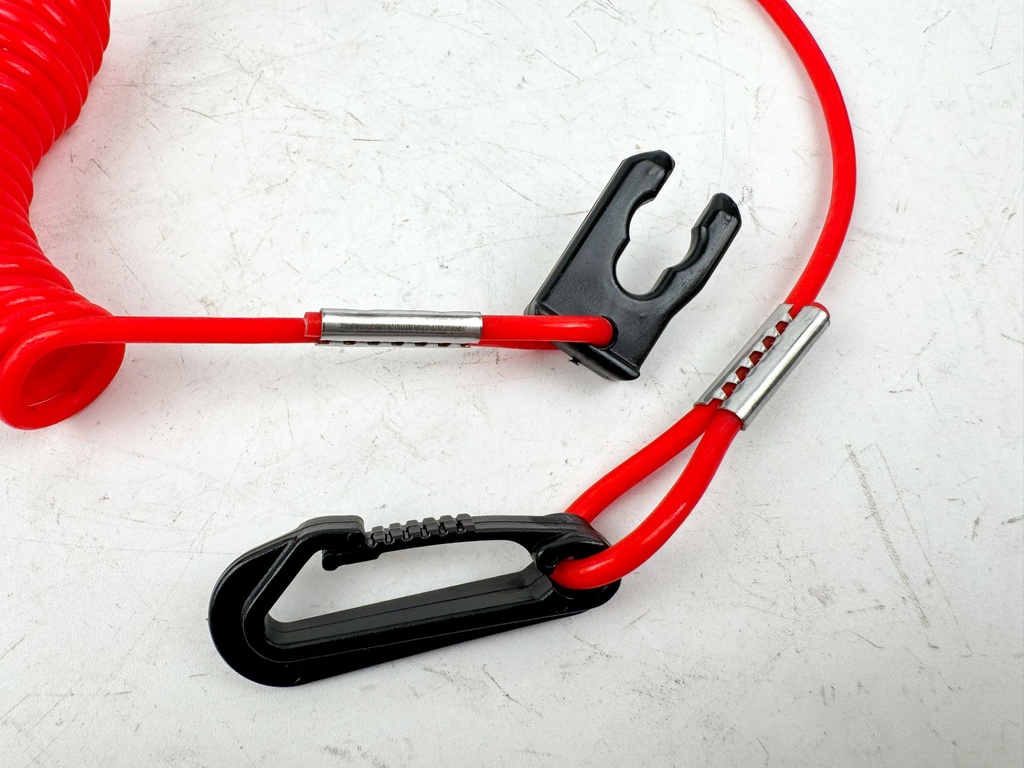 Johnson Evinrude BRP Clip & Lanyard Assembly 398602 Brand New OEM