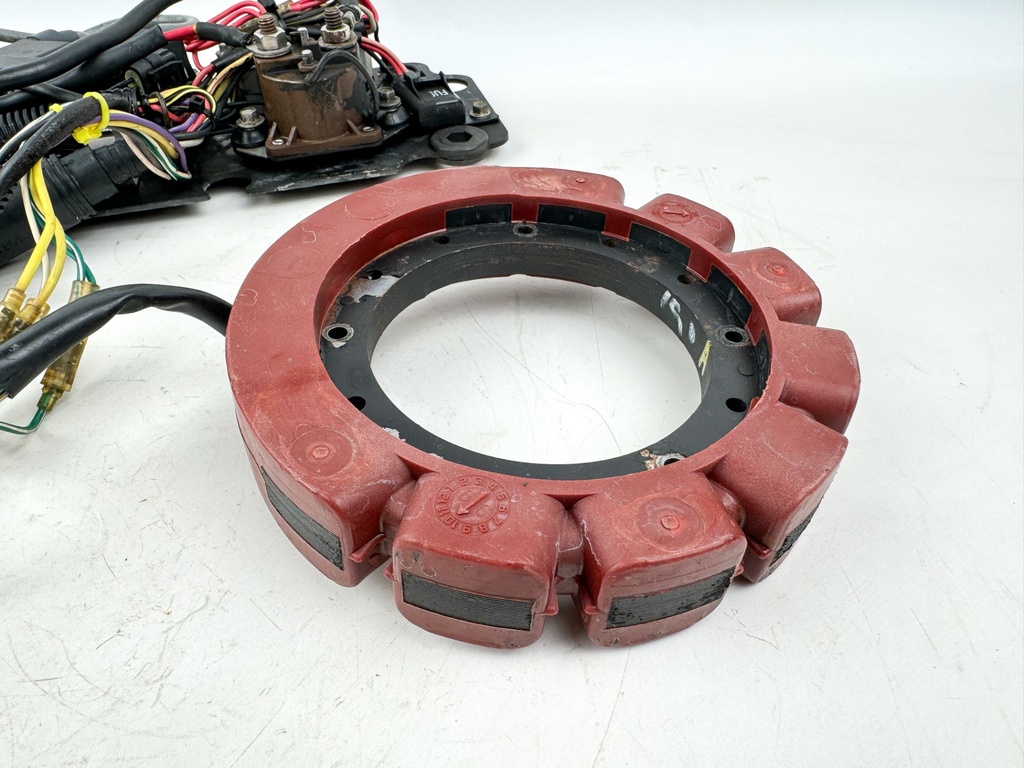 2000 Mercury 90 HP 2 Stroke Outboard Complete Electrical Setup Stator Trigger Harness Regulator