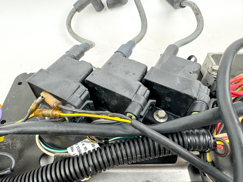 2000 Mercury 90 HP 2 Stroke Outboard Complete Electrical Setup Stator Trigger Harness Regulator