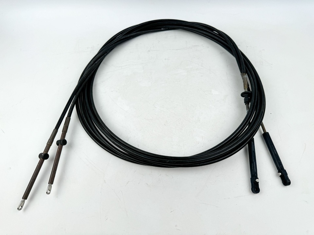 Seastar Solutions CCX20518 18' Johnson Evinrude Control Cable Throttle Shift Set