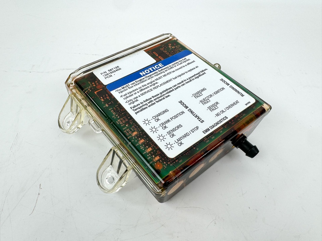 2015 Evinrude 30 HP 2 Stroke Outboard Engine Control Unit ECU EMM 0587126 OEM