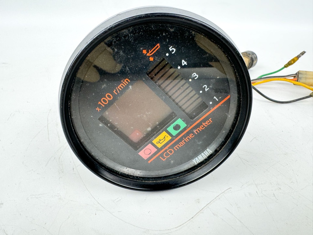 Yamaha Outboard Marine Digital Tachometer Tach & Trim Gauge - Tested