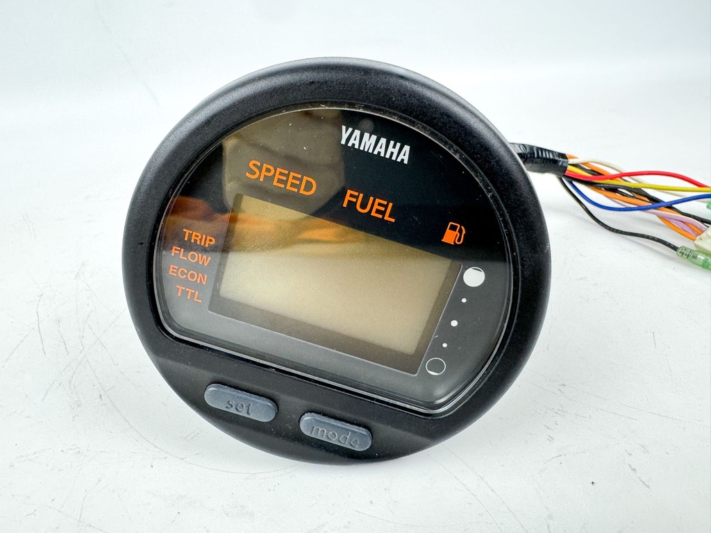 Yamaha Outboard Speedometer Fuel Multi-Function Gauge Digital Tested