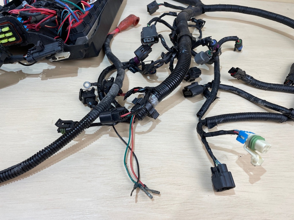 Mercury Verado 350HP Outboard Engine Wiring Harness 8M0102454 - Damaged