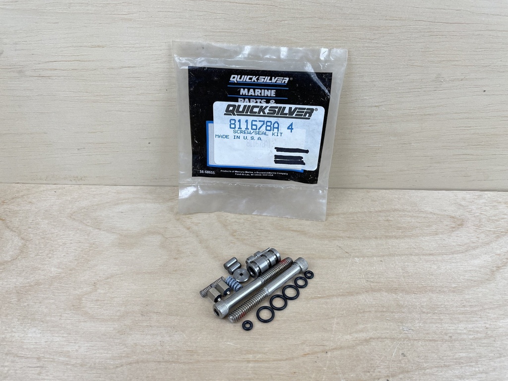 Mercury Quicksilver Trim Screw & Seal Kit 811678A4 Brand New OEM