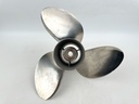 Suzuki 3 Blade Stainless Steel Prop Propeller 3 x 16" x 18.5P