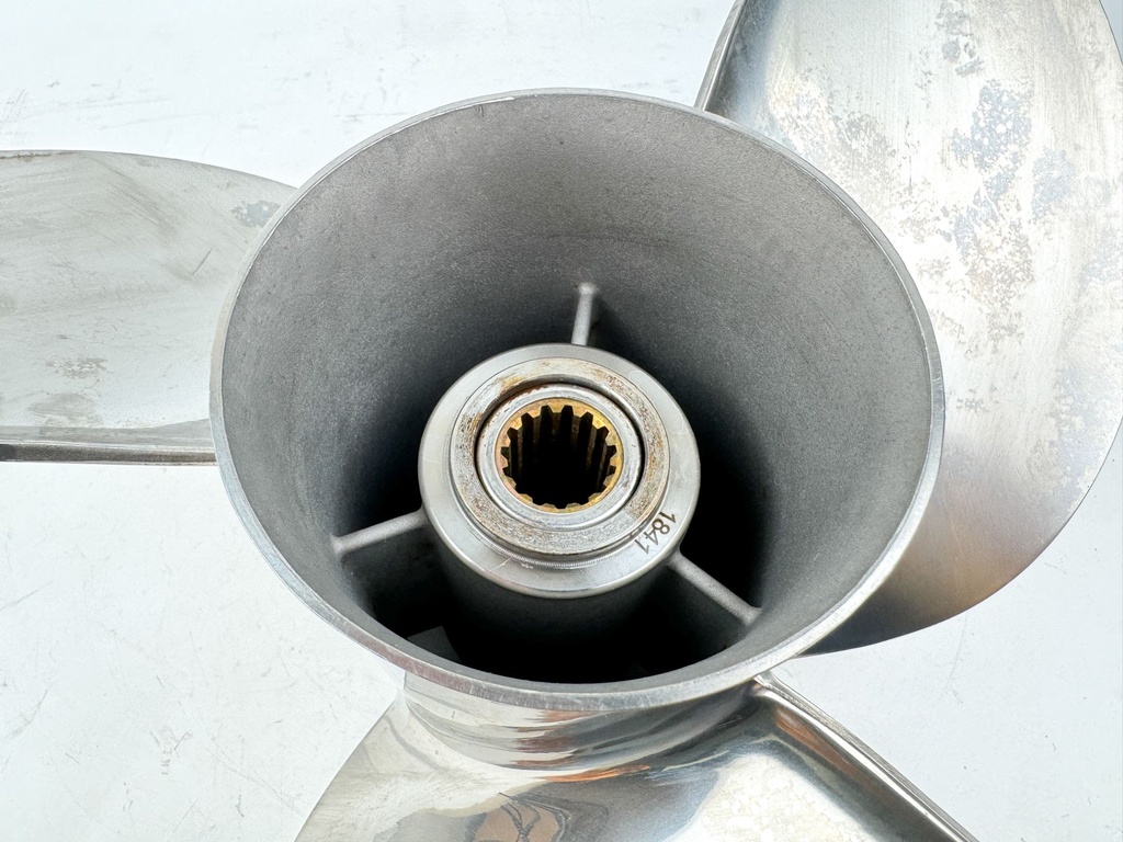 Suzuki 3 Blade Stainless Steel Prop Propeller 3 x 16" x 18.5P