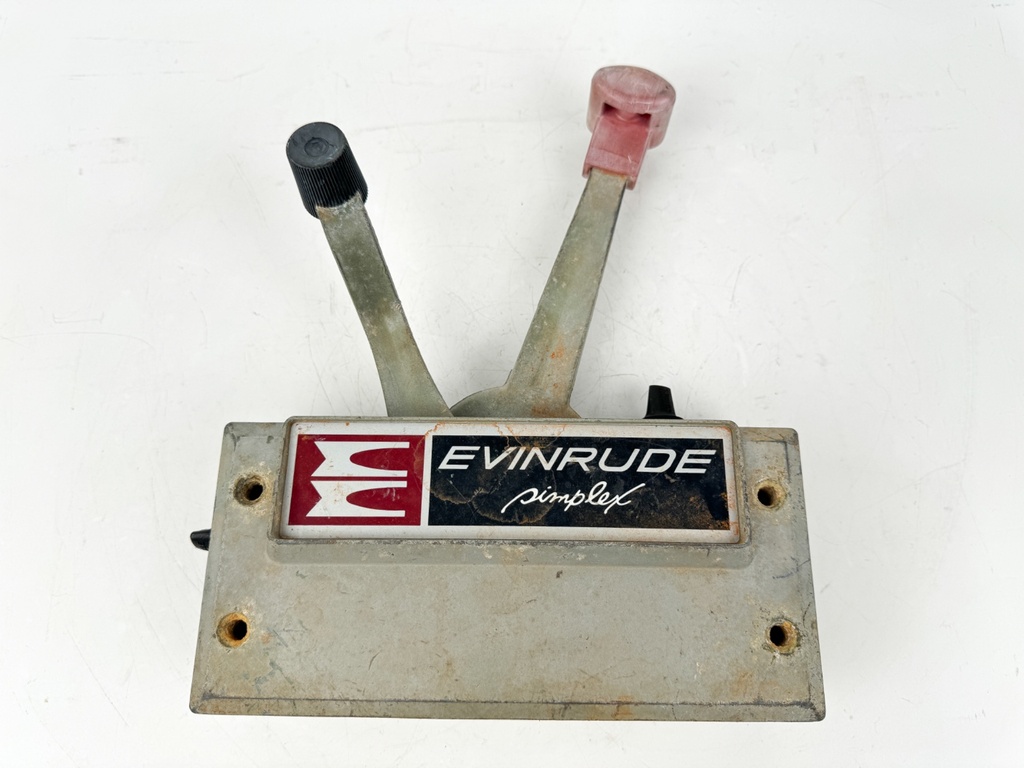 Evinrude Simplex Control Box 2 Handle Side Mount Johnson Outboard Motor Controls