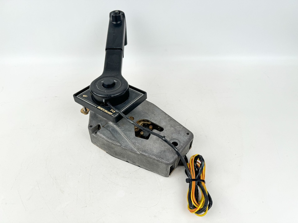 Mercury Side Mount Control Box Binnacle Assembly W/ Trim Button