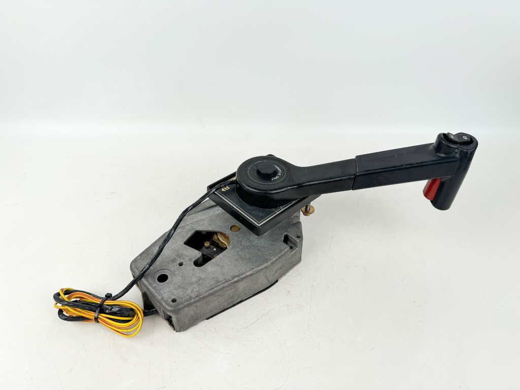 Mercury Side Mount Control Box Binnacle Assembly W/ Trim Button