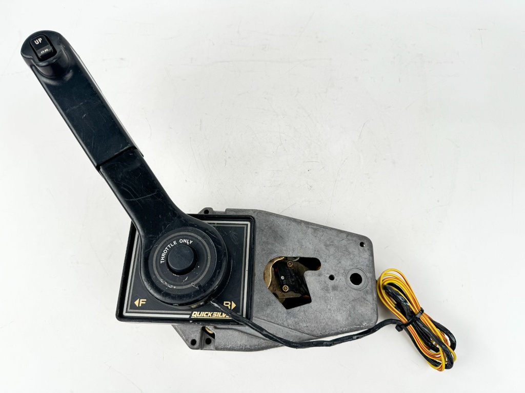 Mercury Side Mount Control Box Binnacle Assembly W/ Trim Button