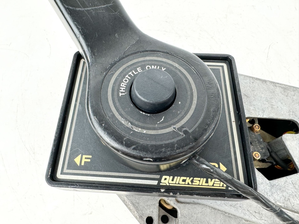 Mercury Side Mount Control Box Binnacle Assembly W/ Trim Button