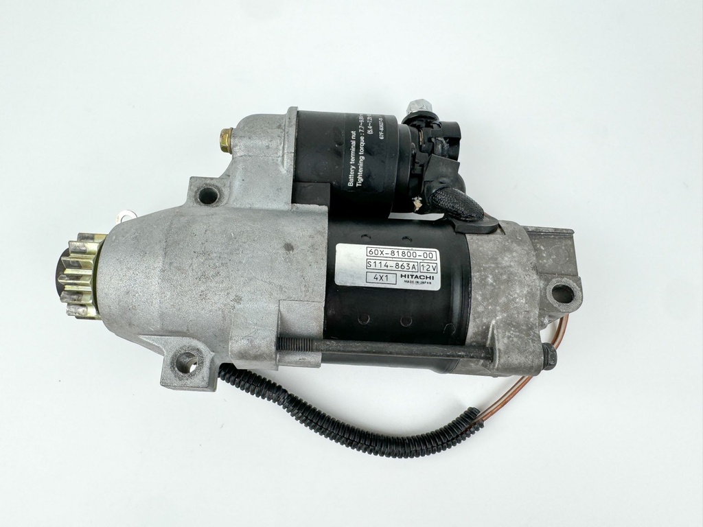2005 Yamaha 250 HP 2 Stroke Outboard Starter Motor 60X-81800-00-00 OEM