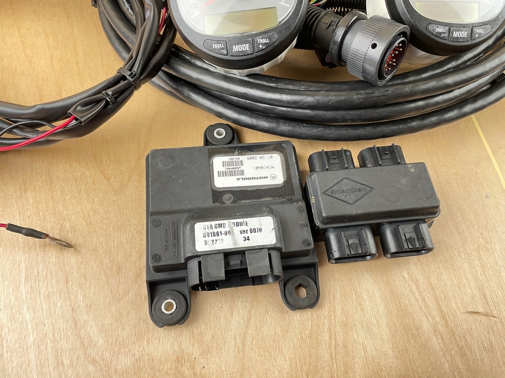 Mercury Outboard Rigging With SmartCraft Speedometer - Missing Parts