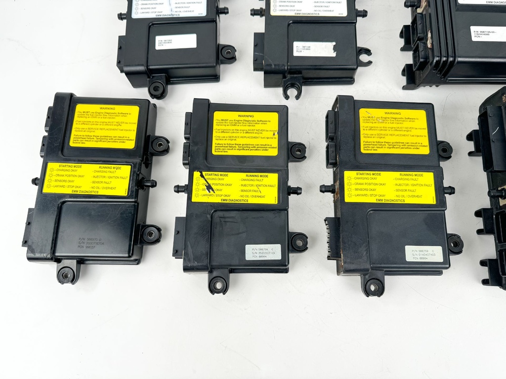 Evinrude Johnson EMM / ECU Lot of 7 PARTS OR REPAIR AS IS