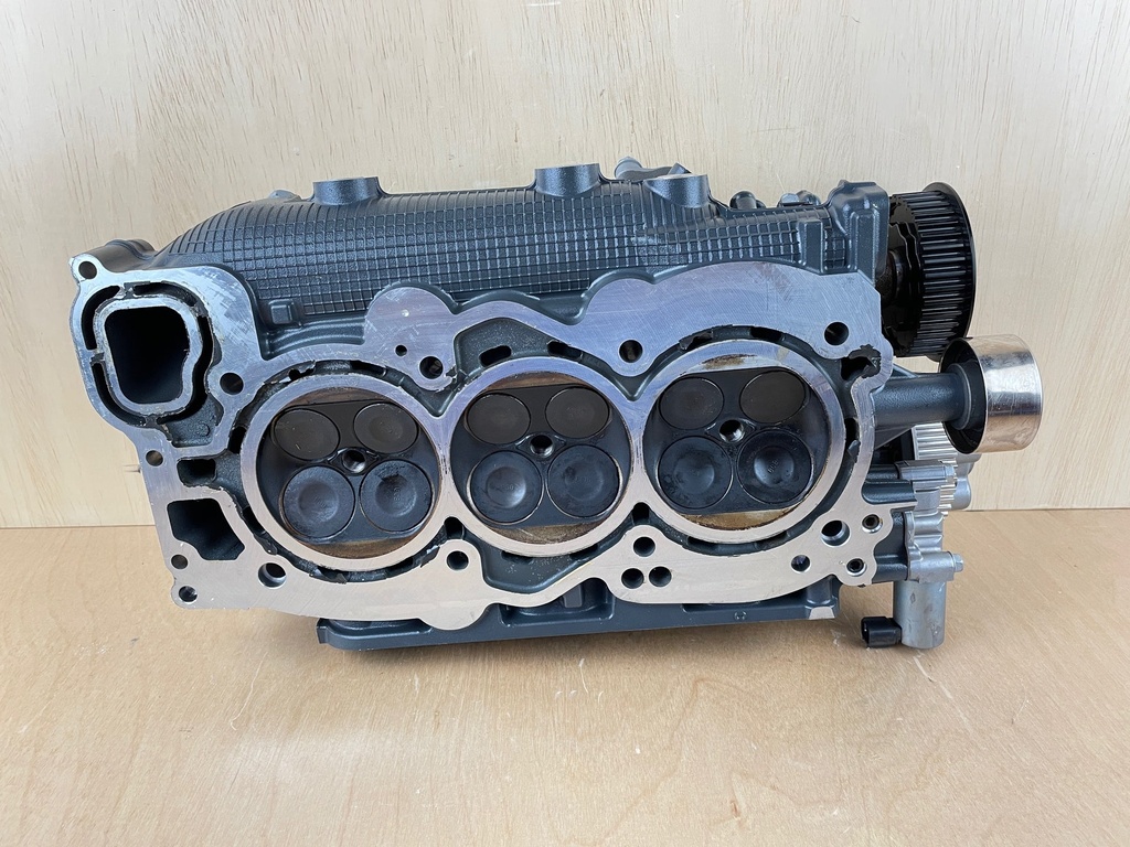 2019 Yamaha 300HP F300 Outboard Port Cylinder Head Assembly 6CE-W009C-03-9S
