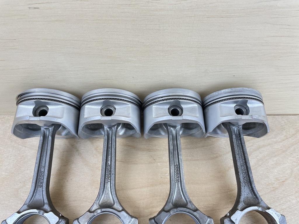 2003 Yamaha 115HP 4 Stroke Outboard Engine Piston Set Assembly 68V-W1164-02-00