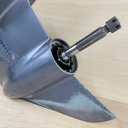 2003 Yamaha 115HP 4 Stroke Outboard 25" Lower Unit Gearcase Assembly 68V-45300-34-8D