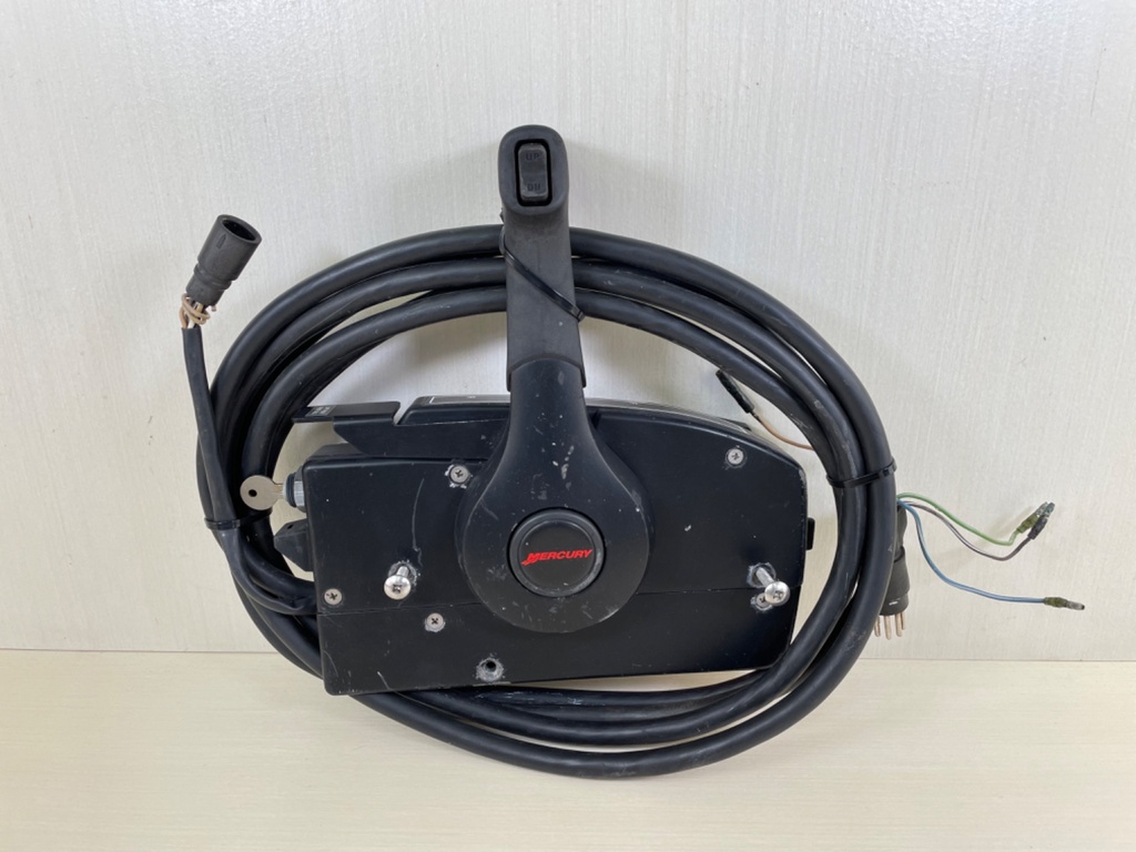 Mercury Side Mount Control Box Binnacle With Key & Harness W/ Trim 8 Pin