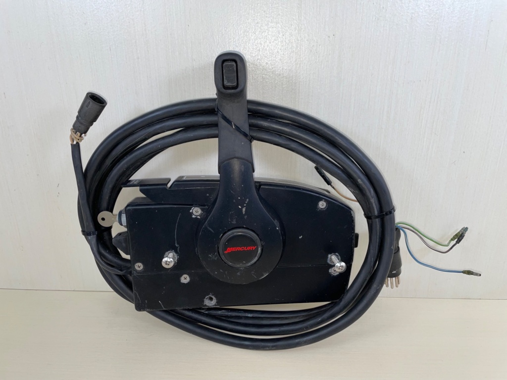 Mercury Side Mount Control Box Binnacle With Key & Harness W/ Trim 8 Pin