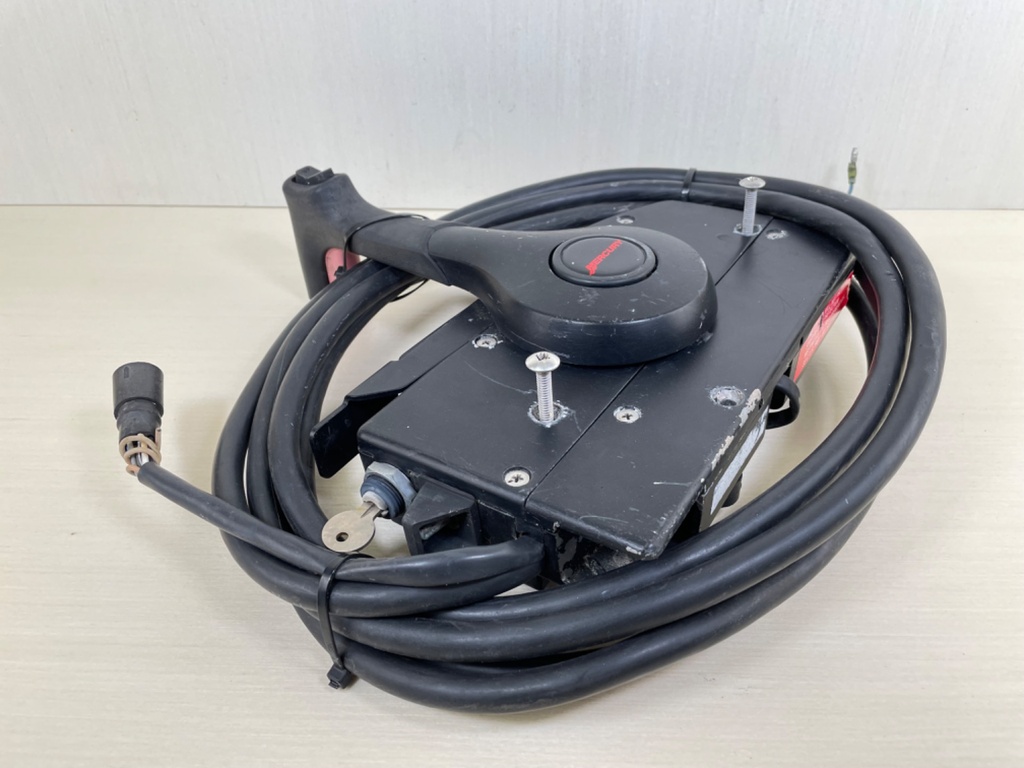 Mercury Side Mount Control Box Binnacle With Key & Harness W/ Trim 8 Pin