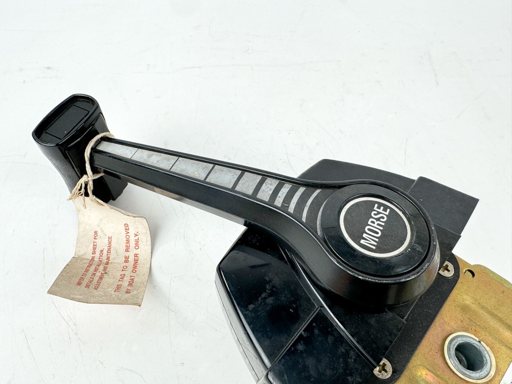 Morse Single Top Mount Binnacle Control Box W/ Trim - New