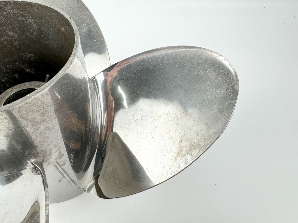 Mercury Stainless Steel 4 Blade Prop Propeller 14 1/2" x 17P