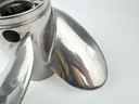 Mercury Stainless Steel 4 Blade Prop Propeller 14 1/2" x 17P