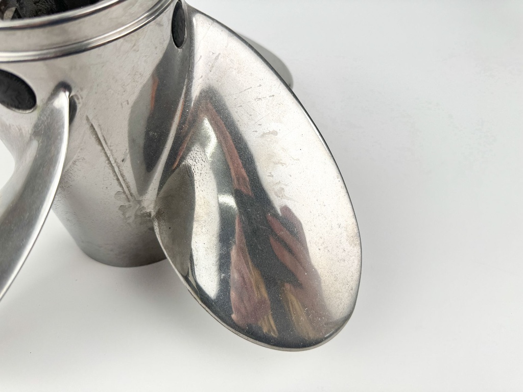 Mercury Stainless Steel 4 Blade Prop Propeller 14 1/2" x 17P