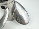 Mercury Stainless Steel 4 Blade Prop Propeller 14 1/2" x 17P