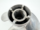 Mercury Stainless Steel 4 Blade Prop Propeller 14 1/2" x 17P