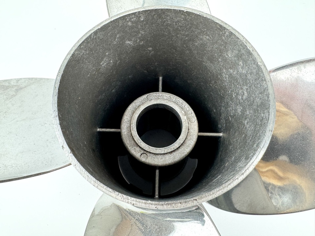 Mercury Stainless Steel 4 Blade Prop Propeller 14 1/2" x 17P