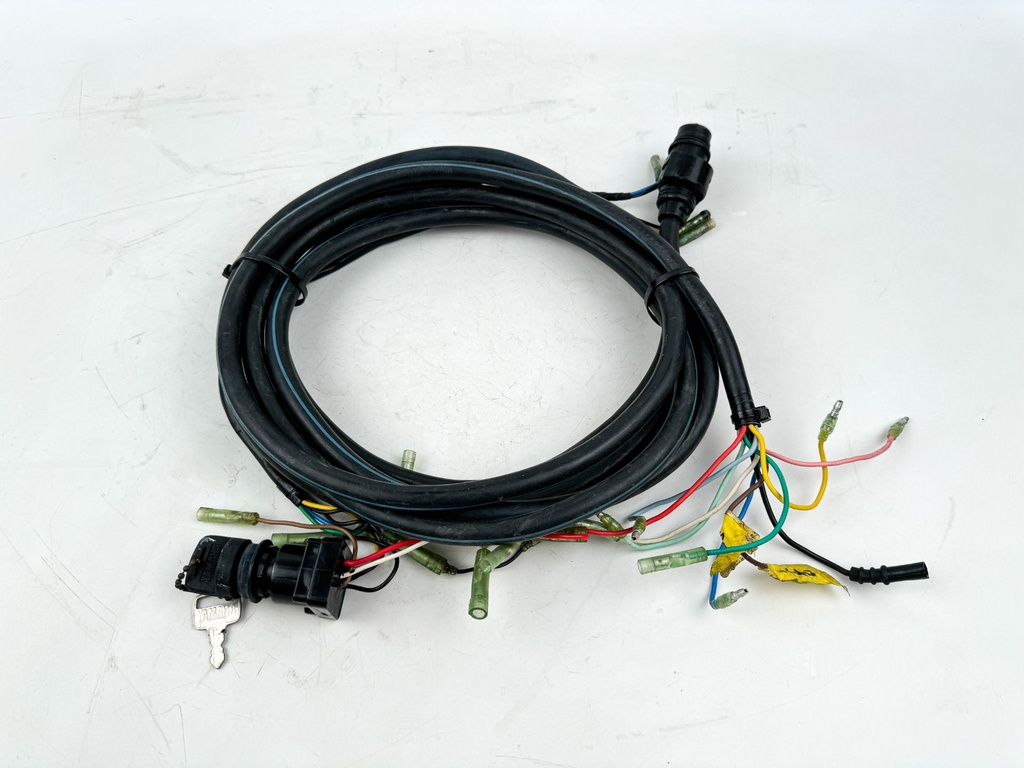 Yamaha Sidemount Ignition Switch Harness 15ft w/ Key Switch