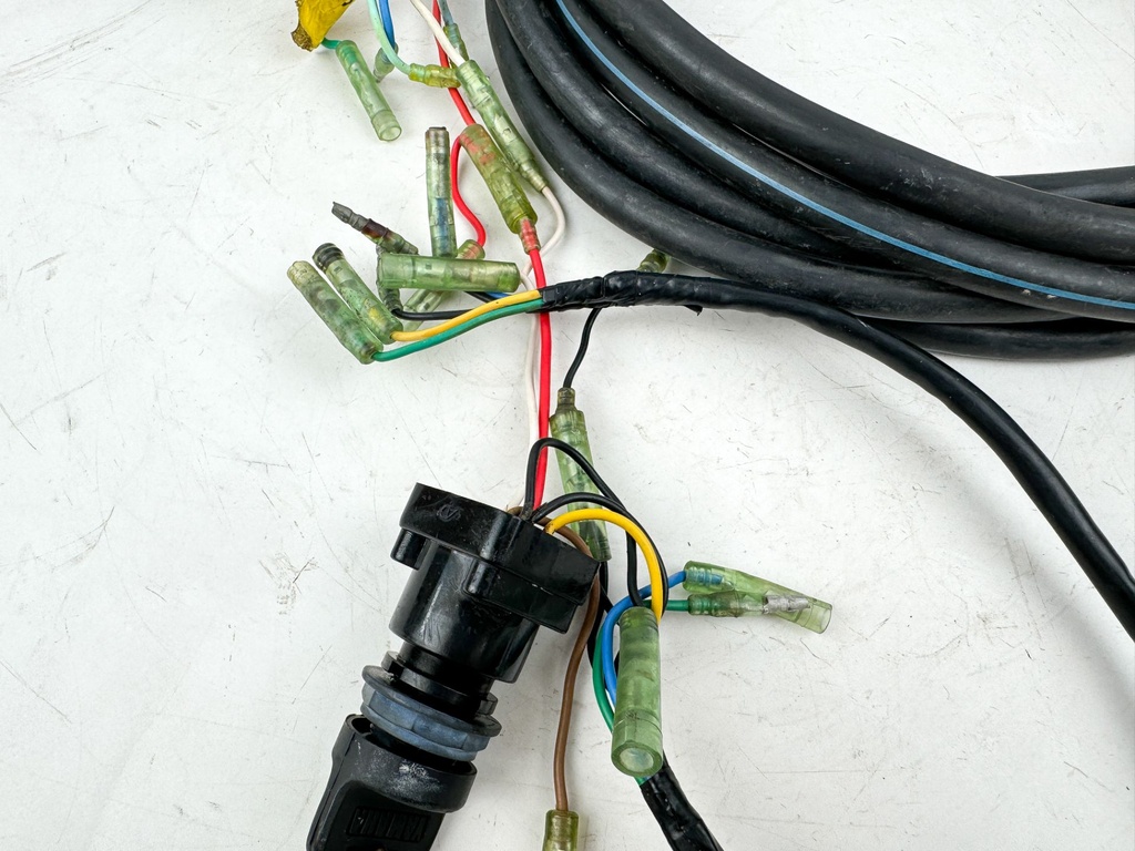 Yamaha Sidemount Ignition Switch Harness 15ft w/ Key Switch