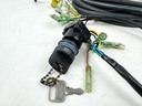Yamaha Sidemount Ignition Switch Harness 15ft w/ Key Switch