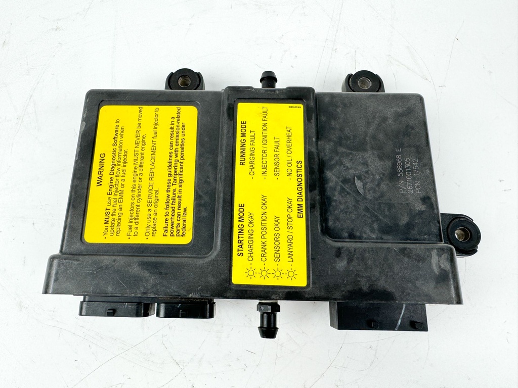 2011 Evinrude 50 HP 2 Stroke Outboard Engine Control Unit EMM 0587128 OEM