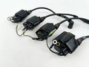 1989 Yamaha 130 HP 2 Stroke Outboard Ignition Coil Set 6E5-85570-11-00 OEM