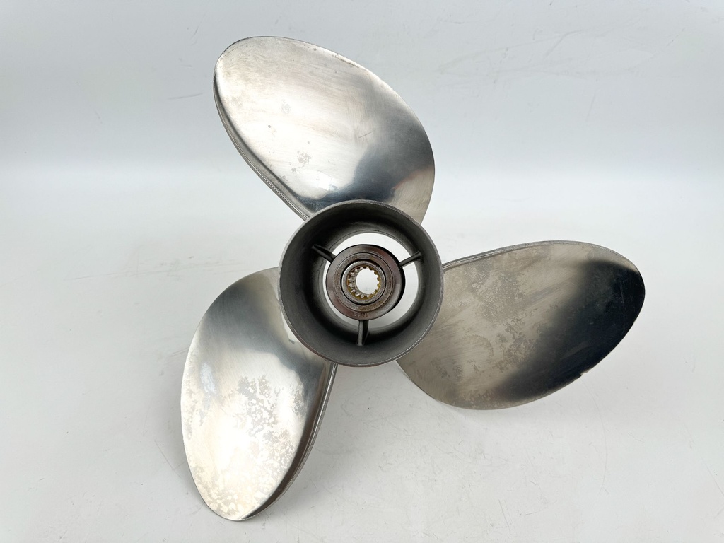 Suzuki 3 Blade Stainless Steel Prop Propeller 3 x 16" x 18.5P