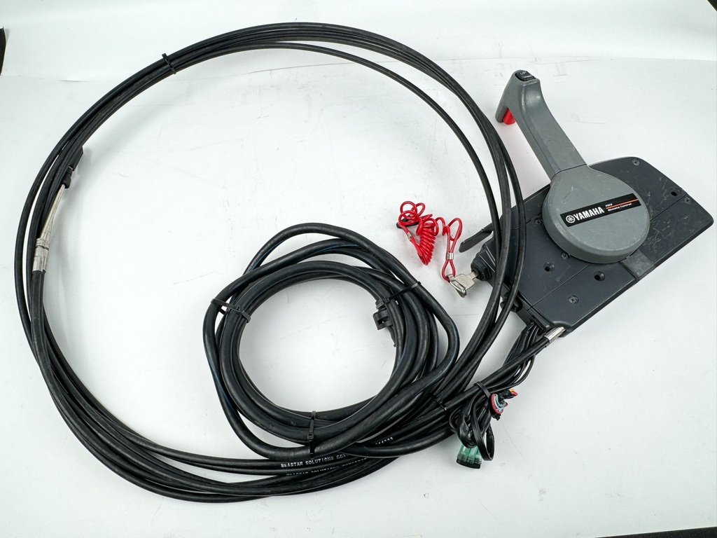 703 Yamaha Side Mount Control Box Binnacle 10 Pin With Trim & Harness