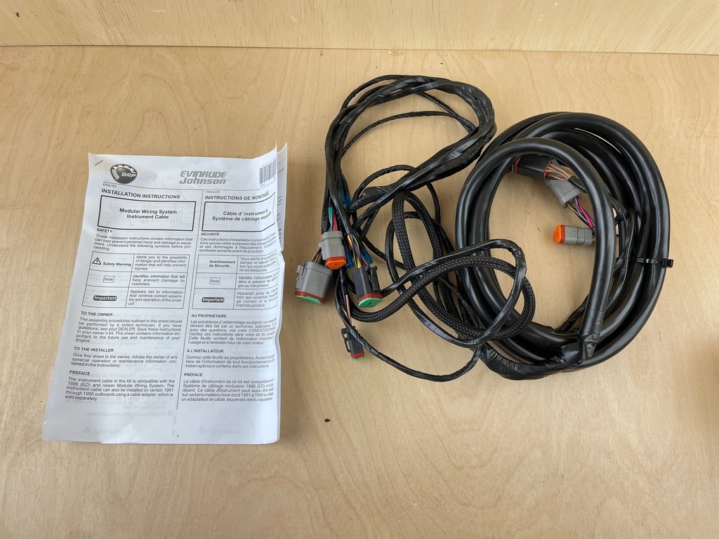 BRP Evinrude Johnson Outboard Ignition Wiring Harness Cable 15' 176340 Brand New