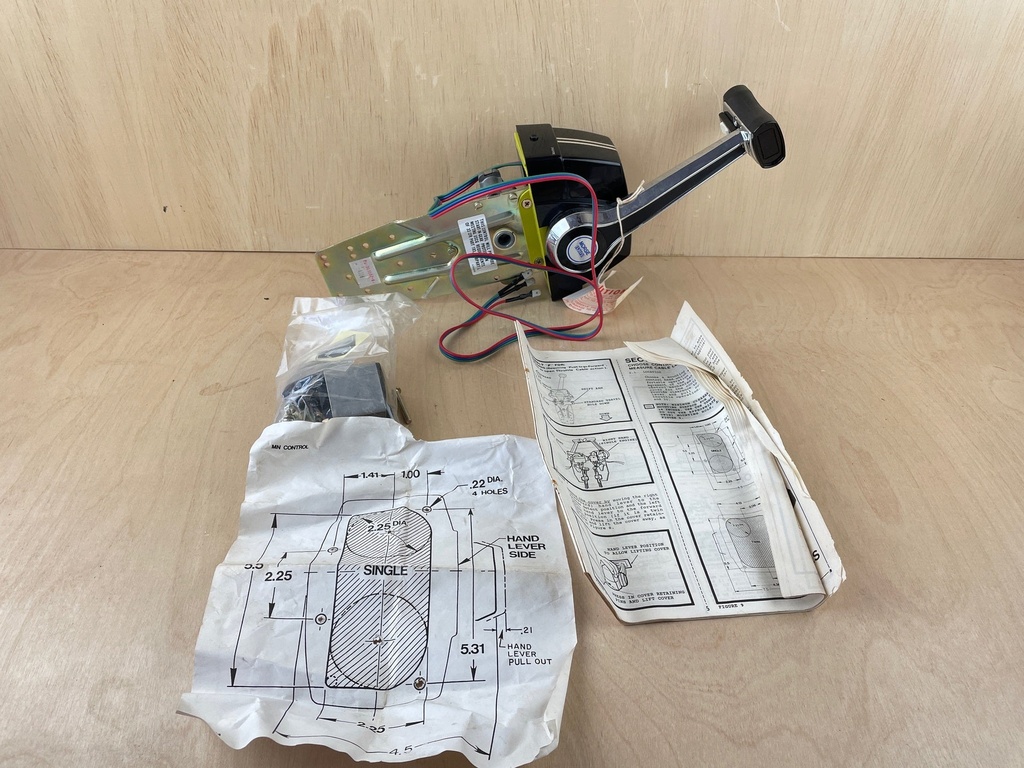 Outboard Top Mount Remote Control Box Morse Binnacle Setup W/ Trim 312311