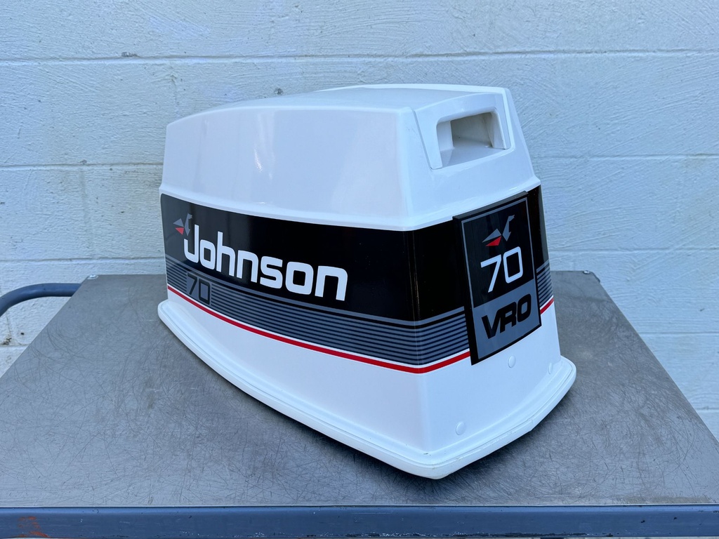 Evinrude 70HP VRO 2 Stroke Outboard Top Cowling Cover - Cracked