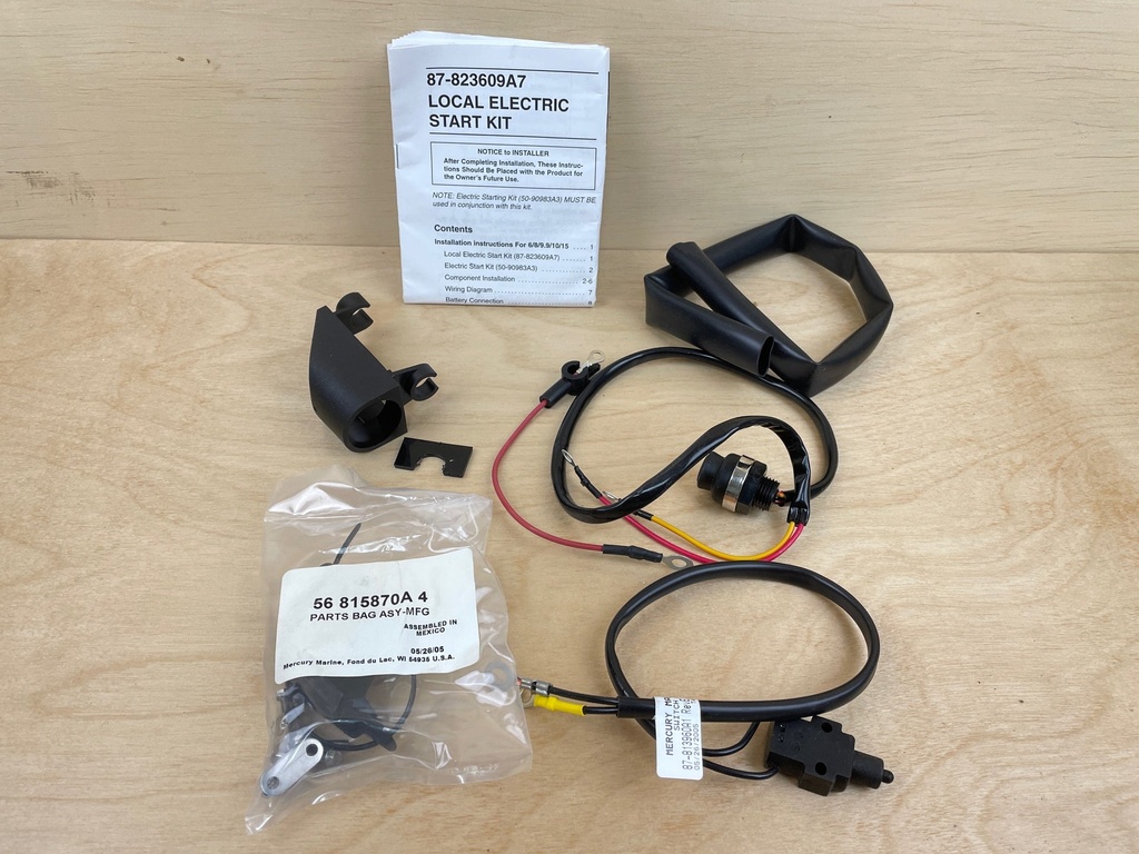 Mercury Switch Conversion Kit 87 823609A 7 Quicksilver Brand New OEM