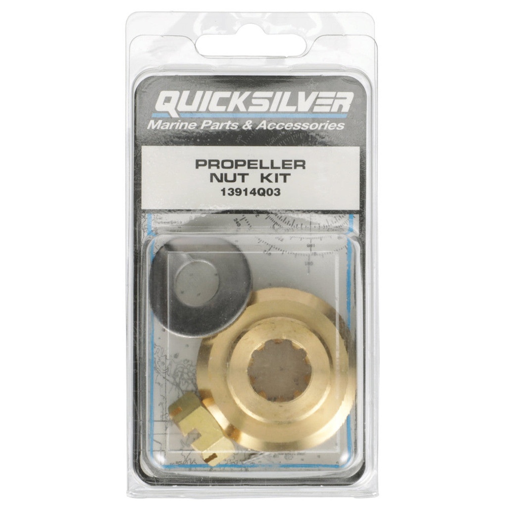 Mercury Quicksilver Properller Nut Kit 13914Q03 Brand New OEM
