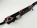 2000 Mercury 200 HP 2 Stroke Outboard Fuel Injector Set W/ Rail 858259A1 OEM
