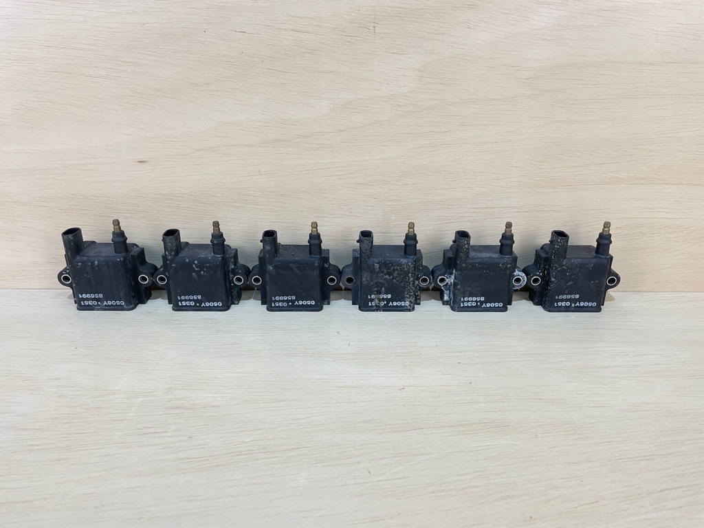 2001 Mercury 225HP Optimax Ignition Coil Set 6 856991A1