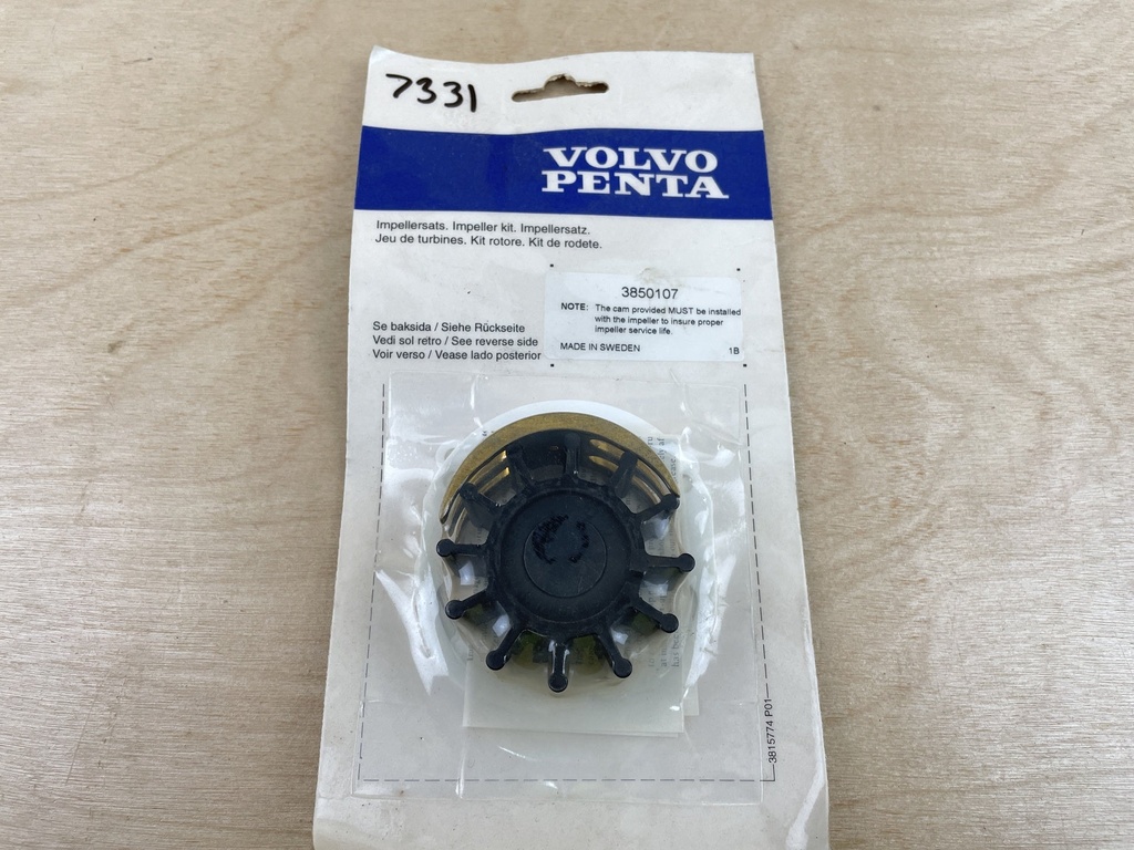 Volvo Penta Water Pump Impeller 3850107 Brand New OEM