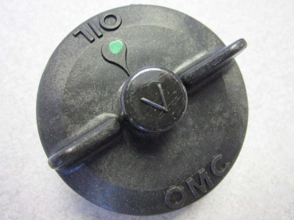 Evinrude Johnson OMC Oil Reservoir VRO Tank Cap 176217 Brand New OEM