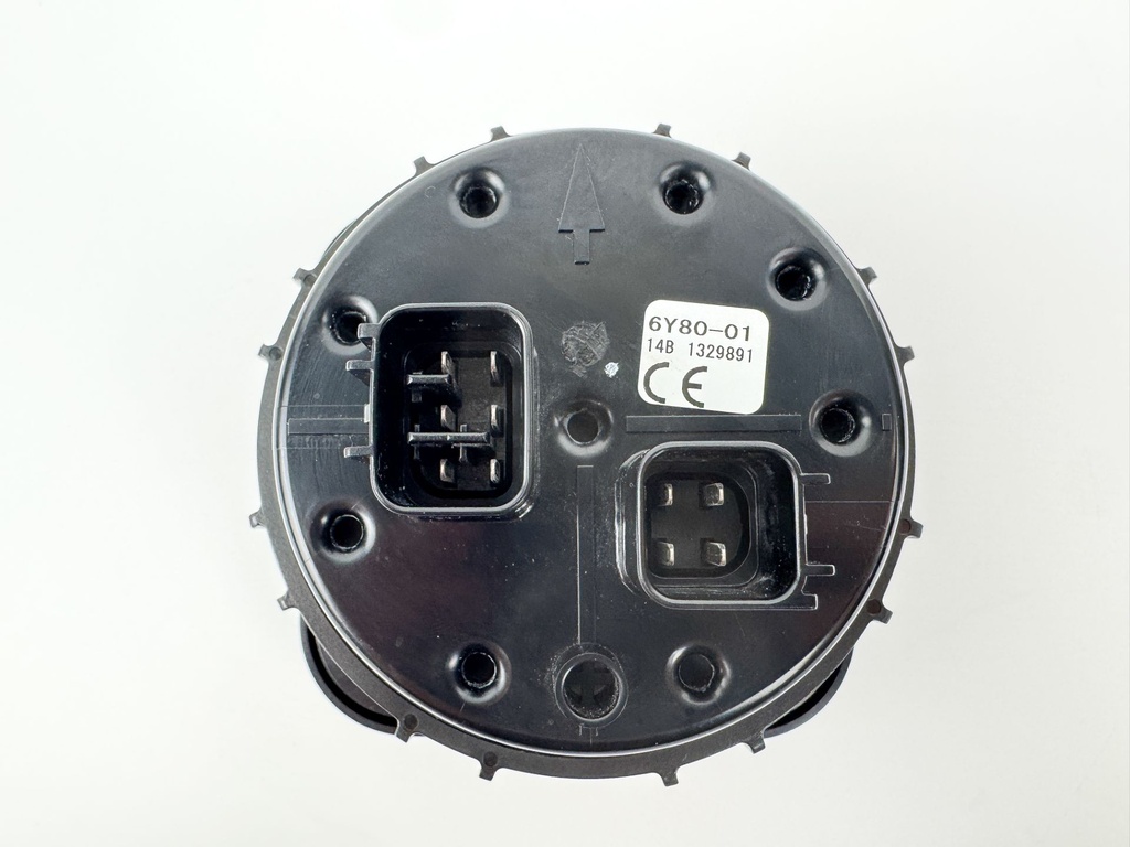 Yamaha Command Link Square Speed Fuel Gauge 6Y80-01 Tested Used